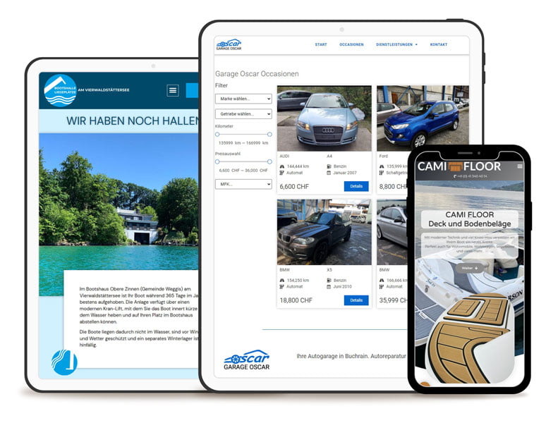 Webdesign für Autohändler