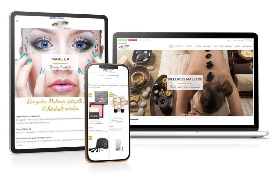 Webdesign Beauty Salon Luzern